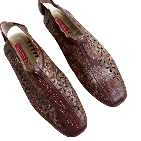 PIKOLINOS Leather Sling Back Low Heels Women’s Size 5.5-6 EUC - Picture 2 of 7